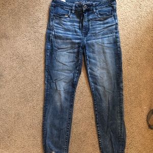 American Eagle Hi-Rise Jeggings Crop size 12